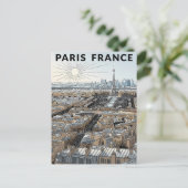 パリ フランス 旅行 ポストカード (スタンド正面)