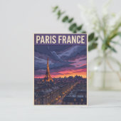 パリ フランス 旅行 ポストカード (スタンド正面)