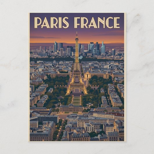 パリ フランス 旅行 ポストカード (正面)