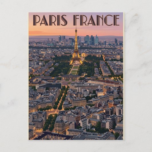 パリ フランス 旅行 ポストカード (正面)