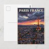 パリ フランス 旅行 ポストカード (正面/裏面)