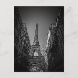 パリ フランス 白黒 ポストカード