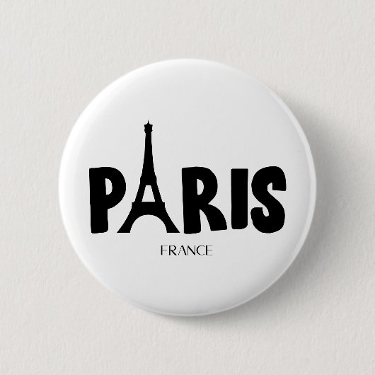 パリ フランス 缶バッジ (正面)