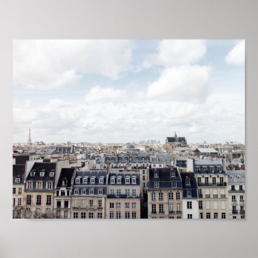 パリ フランス 都市風景 ポスター (正面)