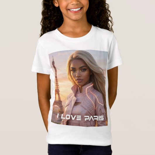 パリ - フランス Tシャツ (正面)