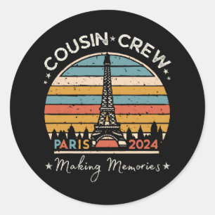 パリ・フランスMaking Memories 2024 ラウンドシール