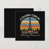 パリ・フランスMaking Memories 2024 招待状 (正面/裏面)