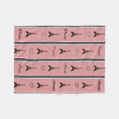 パリ フリースブランケット (正面(横))