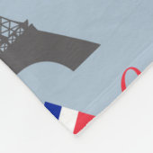 パリ フリースブランケット (角)