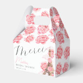 パリ ブライダルシャワー ありがとう フェイバーボックス (裏面サイド)