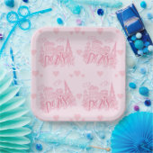 パリ ペーパープレート (パーティー)