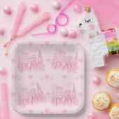 パリ ペーパープレート (パーティー)