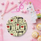 パリ ペーパープレート (パーティー)