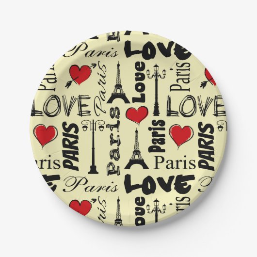 パリ ペーパープレート (正面)