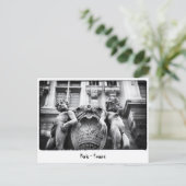 パリ – ボヘミアン・アート、仏像、フランス ポストカード (スタンド正面)