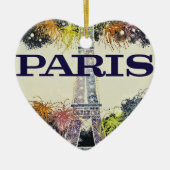 パリ：ポスターオーナメント セラミックオーナメント (正面)