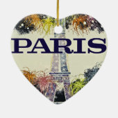 パリ：ポスターオーナメント セラミックオーナメント (裏面)