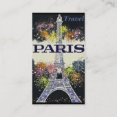 パリ：ポスター名刺 名刺 (裏面)