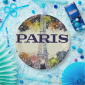 パリ：ポスター紙プレート ペーパープレート (パーティー)