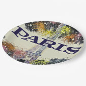 パリ：ポスター紙プレート ペーパープレート (アングル)