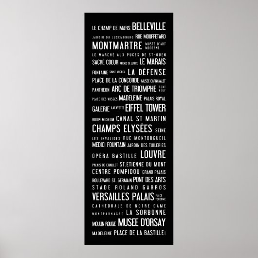 パリ ポスター (正面)