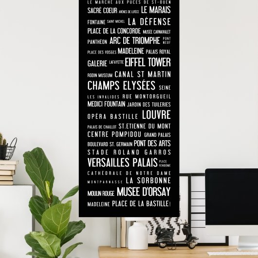 パリ ポスター (ホームオフィス)