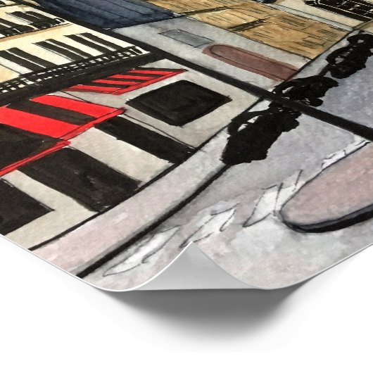 「パリ」 ポスター (角)