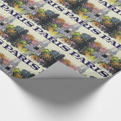 パリ：ポスター ラッピングペーパー (角)