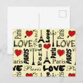 パリ ポストカード (正面/裏面)