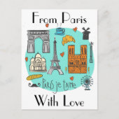 パリ ポストカード (正面)
