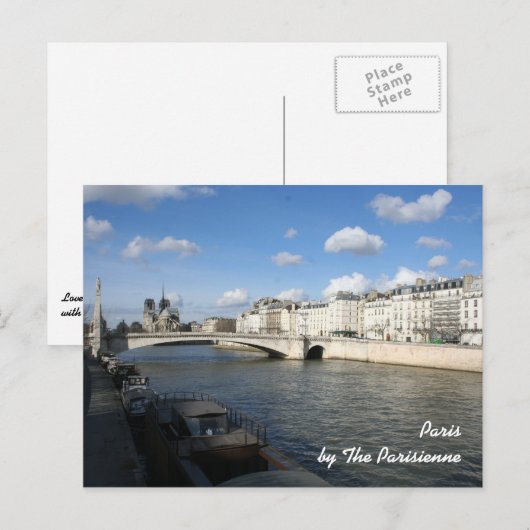 パリ ポストカード (正面/裏面)