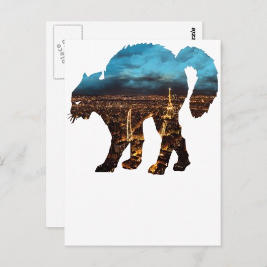 パリ ポストカード (正面/裏面)