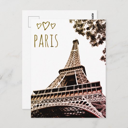 パリ ポストカード (正面/裏面)