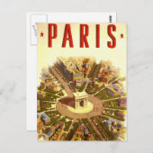 パリ ポストカード (正面/裏面)