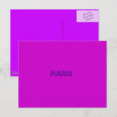 パリ ポストカード (正面/裏面)