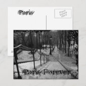 パリ – モンマルトル ポストカード (正面/裏面)