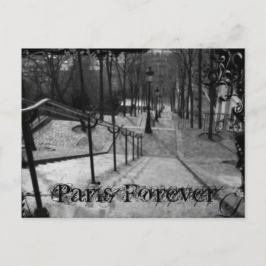 パリ – モンマルトル ポストカード (正面)