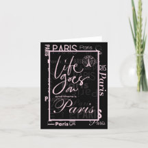 パリ ライフ ゴーズ オン 招待状