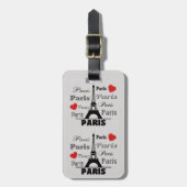 パリ ラゲッジタグ (正面縦)