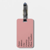 パリ ラゲッジタグ (裏面縦)