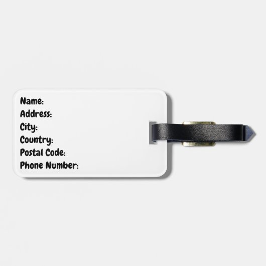 パリ ラゲッジタグ (裏面横)