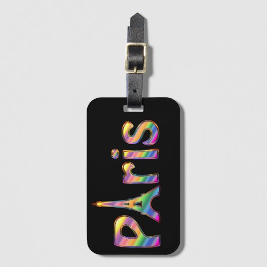 パリ ラゲッジタグ (正面縦)