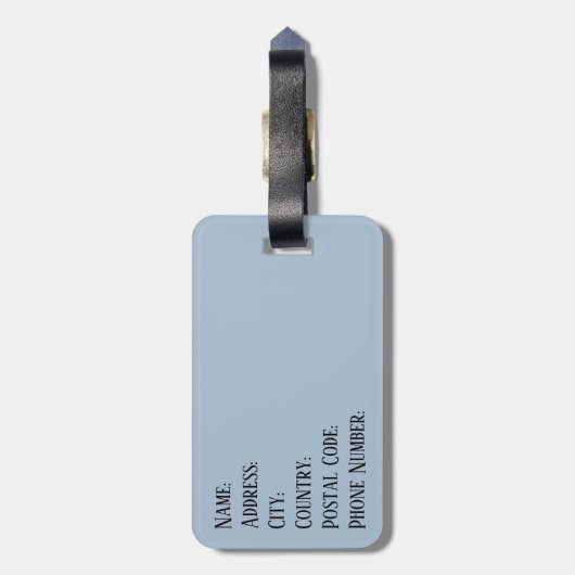 パリ ラゲッジタグ (裏面縦)