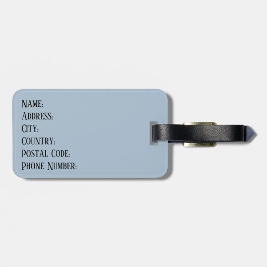 パリ ラゲッジタグ (裏面横)