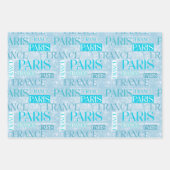 パリ ラッピングペーパーシート (正面2)