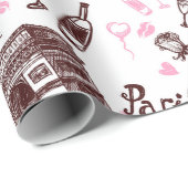 パリ ラッピングペーパー (ロールコーナー)