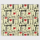 パリ ラッピングペーパー (フラット)