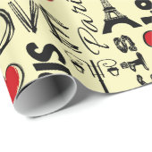パリ ラッピングペーパー (ロールコーナー)