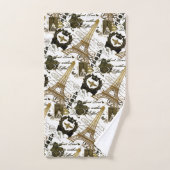 パリ：ラツアーエッフェル バスタオルセット (ハンドタオル)