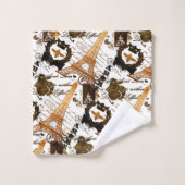 パリ：ラツアーエッフェル バスタオルセット (ウォッシュタオル)